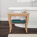 Hastings Home Hastings Home Bamboo Shower Seat, Bench and Shelf 432322OJG